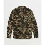 シャツ 「VOLCOM/ボルコム」Bowered Fleece Long Sleeve /総柄フリース中綿長袖シャツ メンズ レディース