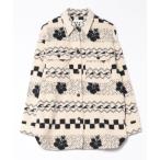 ブルゾン アウター MORNING CRUSH SHACKE /ロキシー総柄長袖ブルゾンシャツ レディース