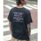 tシャツ RVCA メンズ MATCH CREW ST Tシャツ 「2025年秋冬モデル」/ルーカバックプリント半袖Tシャツ メンズ レディース