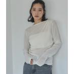 tシャツ フロッキータックシアーロンTee レディース