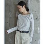 tシャツ フライスボートネックロンTee レディース
