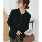ニット セーター モチモチリブ衿付前ボタンプルオーバー「WEB限定カラーあり」 レディース