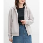 パーカー きれいめジップパーカー レディース メンズ