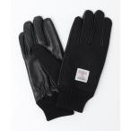 ショッピングコンビ 手袋 SHIPS:「タッチパネル対応」HARRIS TWEED レザー コンビ グローブ メンズ