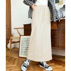 スカート コーデュロイドロストタイトスカート