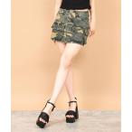 スカート カモフラージュ柄 インパ
