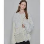 ショッピングフリンジ カーディガン 「TEN by LA BELLE ETUDE」manyニッティングパターンカーディガン レディース