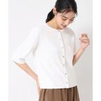ニット セーター 「接触冷感/UVカット」2WAY五分袖カーディガン レディース