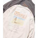 ショッピングスター・ウォーズ トレーナー スウェット 「STAR WARS/スターウォーズ」裏起毛ポスターアートプリントピグメント風スウェット メンズ レディース