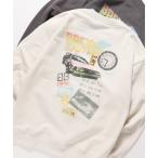 トレーナー スウェット 「BACK TO THE FUTURE/バックトゥザフューチャー」裏起毛ピグメント風プリントスウェット メンズ レディース