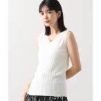 タンクトップ ノースリーブ スクエアV2WAYタンク レディース