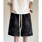 パンツ 総柄ワンポイントハーフパンツ メンズ レディース