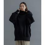 トレーナー スウェット 「WEB限定」ボリュームスリーブ 裏起毛 スウェット オフタートルネック / ユニセックス メンズ レディース