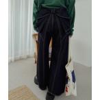 ジーンズ デニム デニムパンツ ビッグリボンデニムパンツ レディース