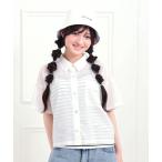 「セットアイテム」半袖シアーシャツ+冷感キャミセット キッズ 子供服 女の子