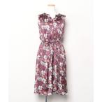 ショッピングパープル 「ANAYI」 ノースリーブワンピース 36 パープル レディース