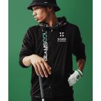 「BEAMS GOLF」 ブルゾン L ブラック メンズ