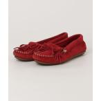 「Minnetonka」 モカシンシューズ US6.5 レッド レディース