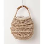 ショッピングかごバッグ 「human woman」 「The Bagmati」かごバッグ フリ- ベージュ レディース