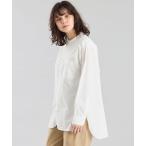 ショッピングバンド ブラウス シャツ GREY LABEL バンドカラーシャツ レディース