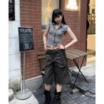パンツ レディースヒョウ柄ハーフパンツ レディース