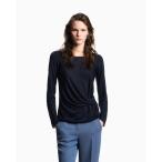 ショッピングアルマーニ tシャツ 「エンポリオ アルマーニ」カットソー ジャージー ツイスト レディース