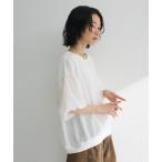 tシャツ 袖バルーンドッキングプルオーバー レディース