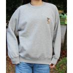  футболка тренировочный [TOM & JERRY/ Tom . Jerry ] обратная сторона мохнатый принт тренировочный женский 