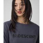tシャツ スタッズロゴロングスリーブTシャツ レディース