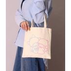 トートバッグ (ACT)「sanrio」刺繍 キャンバス ミニ トートバッグ レディース