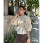 ブラウス シャツ ギンガムチェック2ピースブラウス レディース