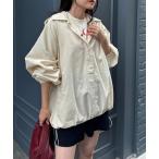 ブルゾン アウター 「シーズンレスで活躍」リップストップオーバーサイズアノラック レディース