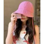 ショッピング帽子 レディース キャップ 帽子 ストライプフェイスカバー帽子 レディース