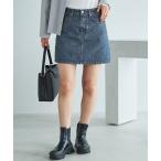 デニムスカート SOMETHING ヴィンテージ ミニデニムスカート