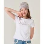 tシャツ ラインストーン コンパクト Tシャツ TINA:JOJUN レディース