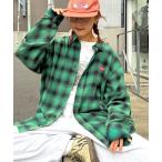 シャツ 「Franklin Climbing」「LEGACY」ビンテージチェック加工ネルシャツ メンズ レディース