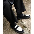 スリッポン 「STANCLAN」PENNY Suede Black X White メンズ レディース