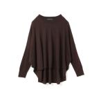 ニット セーター mizuiro ind フロントシームコクーンプルオーバー レディース