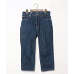[LEPSIM] Denim укороченные брюки SMALL темно-синий женский 