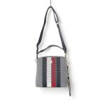 「TOMMY HILFIGER」 2WAYバッグ FREE グレー レディース