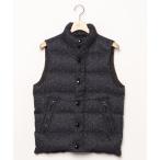 ショッピングダウンベスト 「EDIFICE」 ダウンベスト 46 ネイビー メンズ