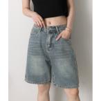 [ad thie] Denim шорты FREE голубой женский 