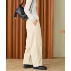 ジーンズ デニム デニムパンツ ツイル イージーストレートパンツ「セットアップ対応」 限定展開 レディース