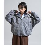 パーカー UMBRO × FREAK'S STORE/アンブロ 別注 Check Anorak Parka/チェックアノラックパーカ レディース