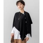 ショッピングポンチョ ニット セーター 「洗える」コンパクトウール マルチウェイ ニットポンチョ レディース