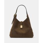 ショッピングデコ トートバッグ デコ スエード クロスボディ トート バッグ レディース メンズ