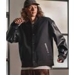 ショッピングスタジャン スタジャン mj10975- PUレザースリーブスタジャン(25154CM) メンズ