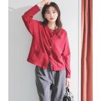 カーディガン 「Ｌｉｖａｅｃｏ」金釦付クルーカーデ レディース