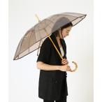 傘 「追加」「TRADITIONAL WEATHERWEAR」CLEAR UMBRELLA BAMBOO：傘 レディース