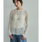 tシャツ パッチワークレースストレッチトップス レディース